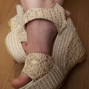 Sparkly original wedges.